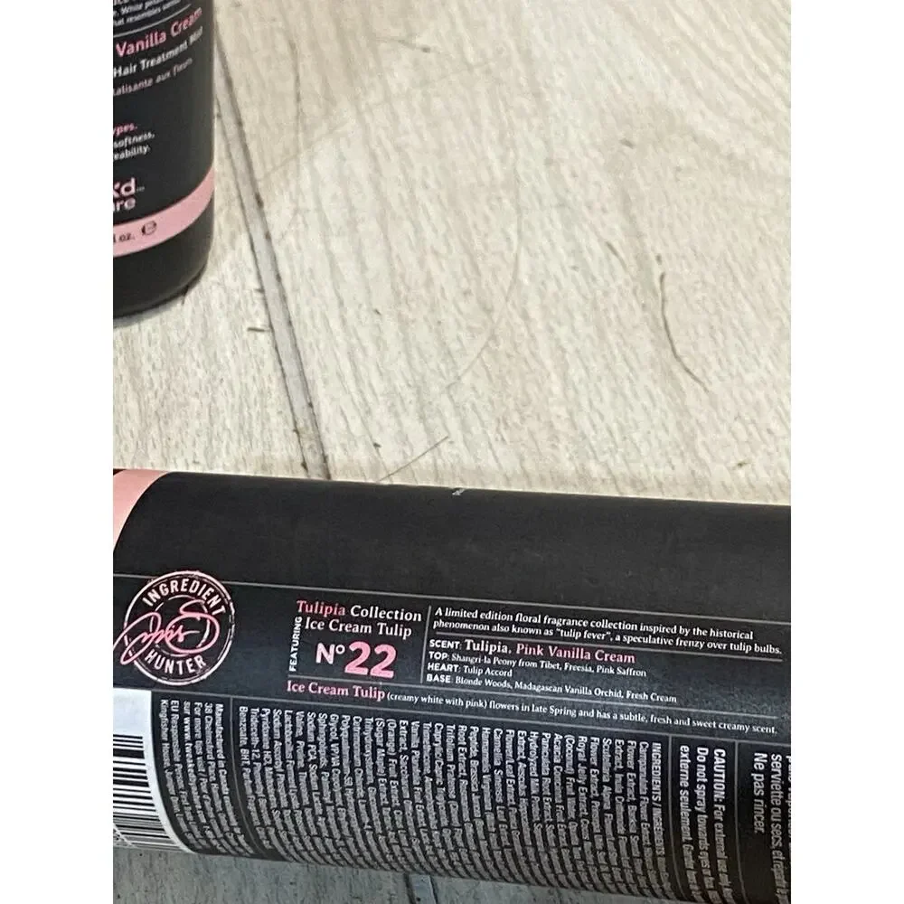 SEALED Lot of 4 Tweak'd By Nature N°22 Tulipia Pink Vanilla Cream 16 oz New